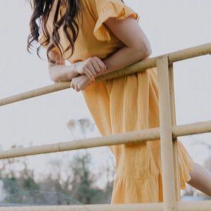 100% Cotton Boutique Midi Dress